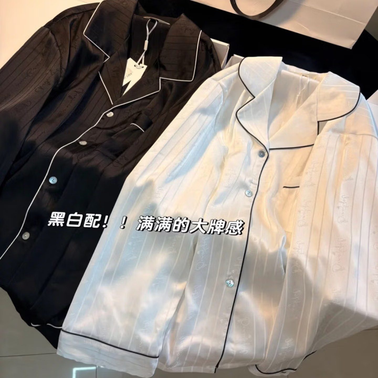 Couples silk loungewear, embroidered custom - Matching Couples Silk Pajamas wholesale from a China silk factory